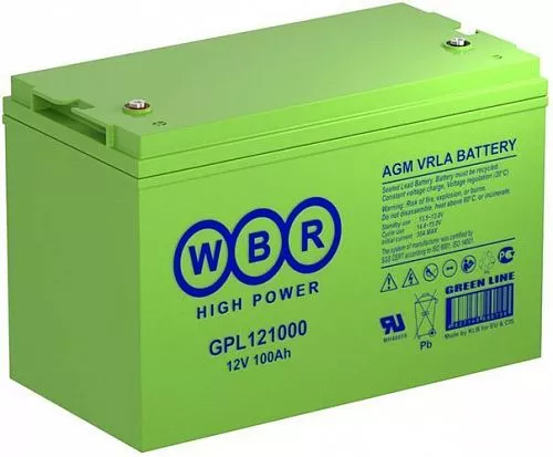 Купить Аккумуляторная батарея WBR GPL121000 в Новосибирске от производителя