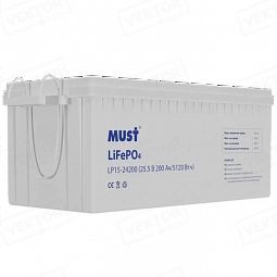 Купить Аккумулятор MUST LP15-24100 LiFePO4 25,6 В 200 А·ч в Новосибирске